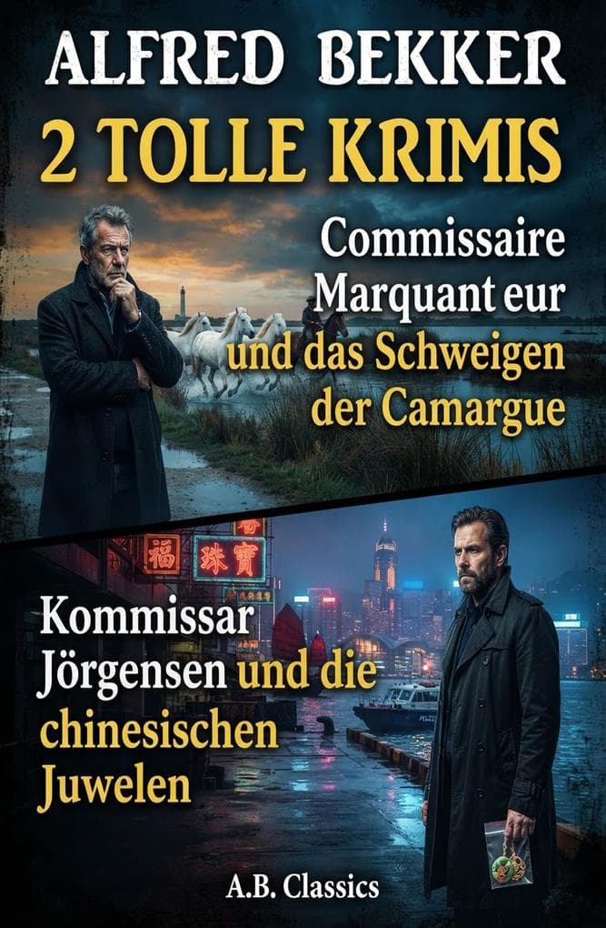 2 Tolle Krimis: Commissaire Marquanteur und das Schweigen der Camargue / Kommissar Jörgensen und die chinesischen Juwelen
