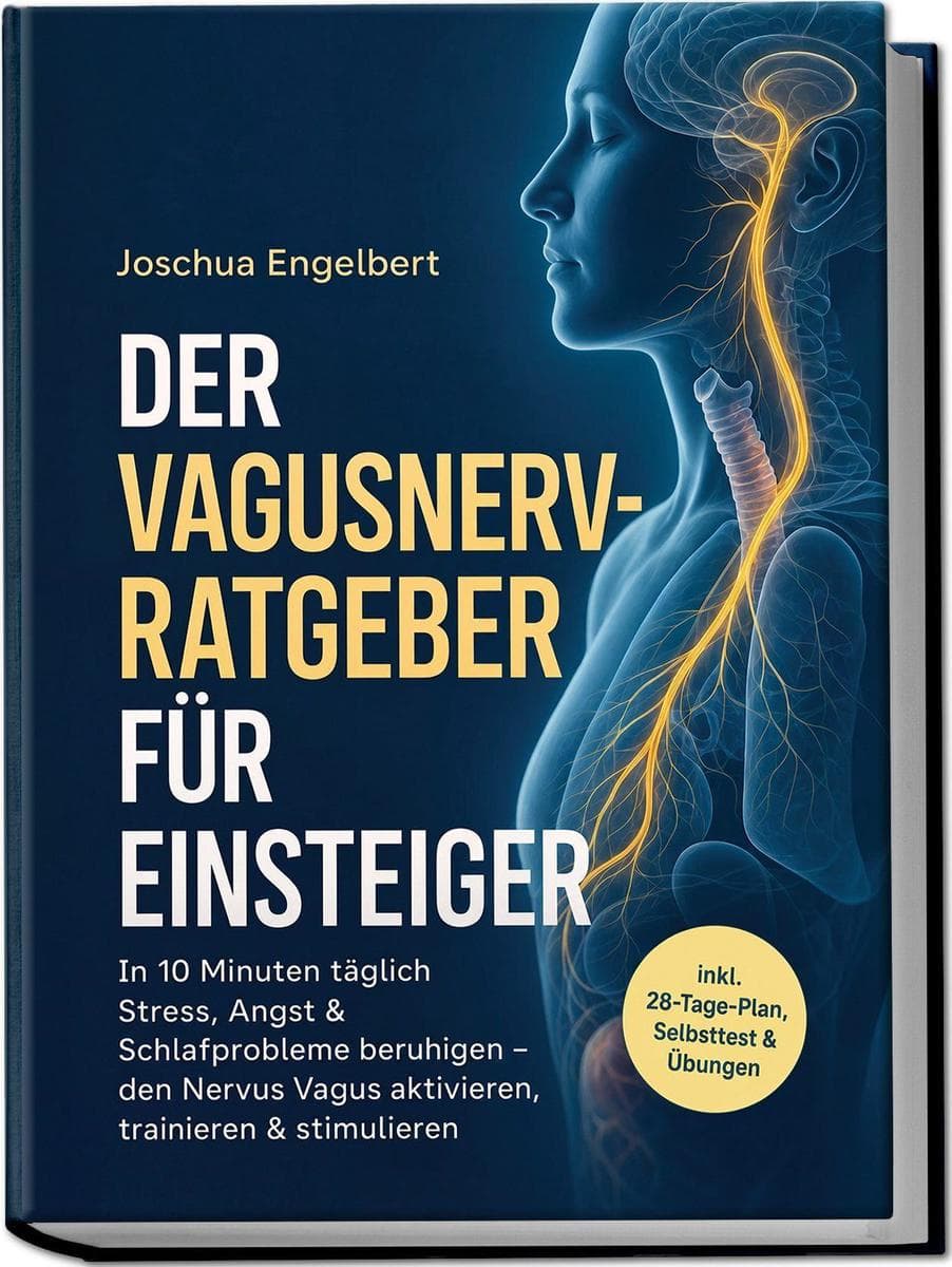 Der Vagusnerv-Ratgeber für Einsteiger: In 10 Minuten täglich Stress, Angst & Schlafprobleme beruhigen - den Nervus Vagus aktivieren, trainieren & stimulieren - inkl. 28TagePlan, Selbsttest & Übungen