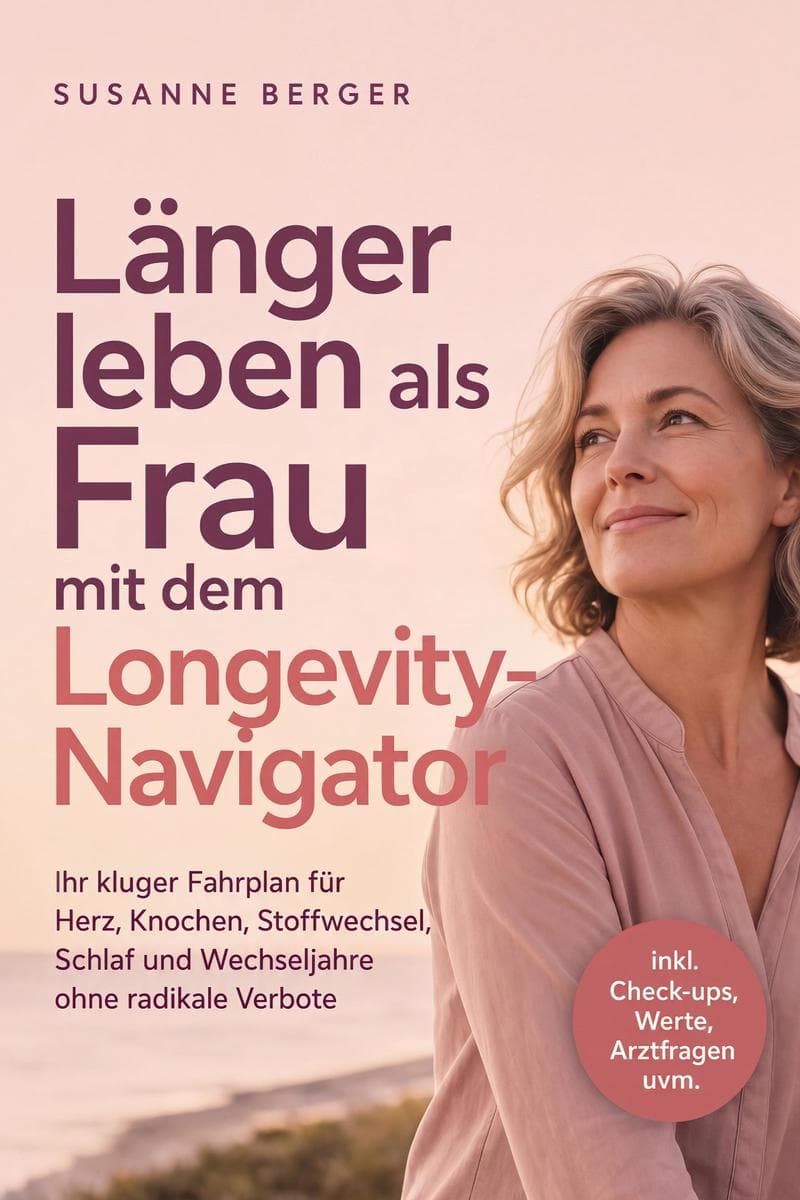 Länger leben als Frau mit dem Longevity-Navigator: Ihr kluger Fahrplan für Herz, Knochen, Stoffwechsel, Schlaf und Wechseljahre ohne radikale Verbote - inkl. Check-ups, Werte, Arztfragen uvm.