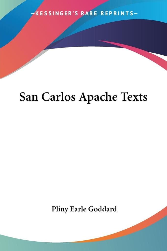 San Carlos Apache Texts