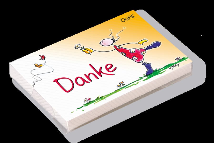 Oups Kärtchenbox - Danke