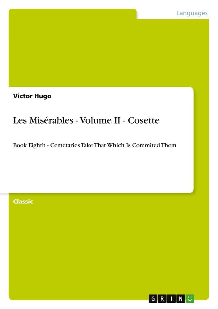 Les Misérables - Volume II - Cosette