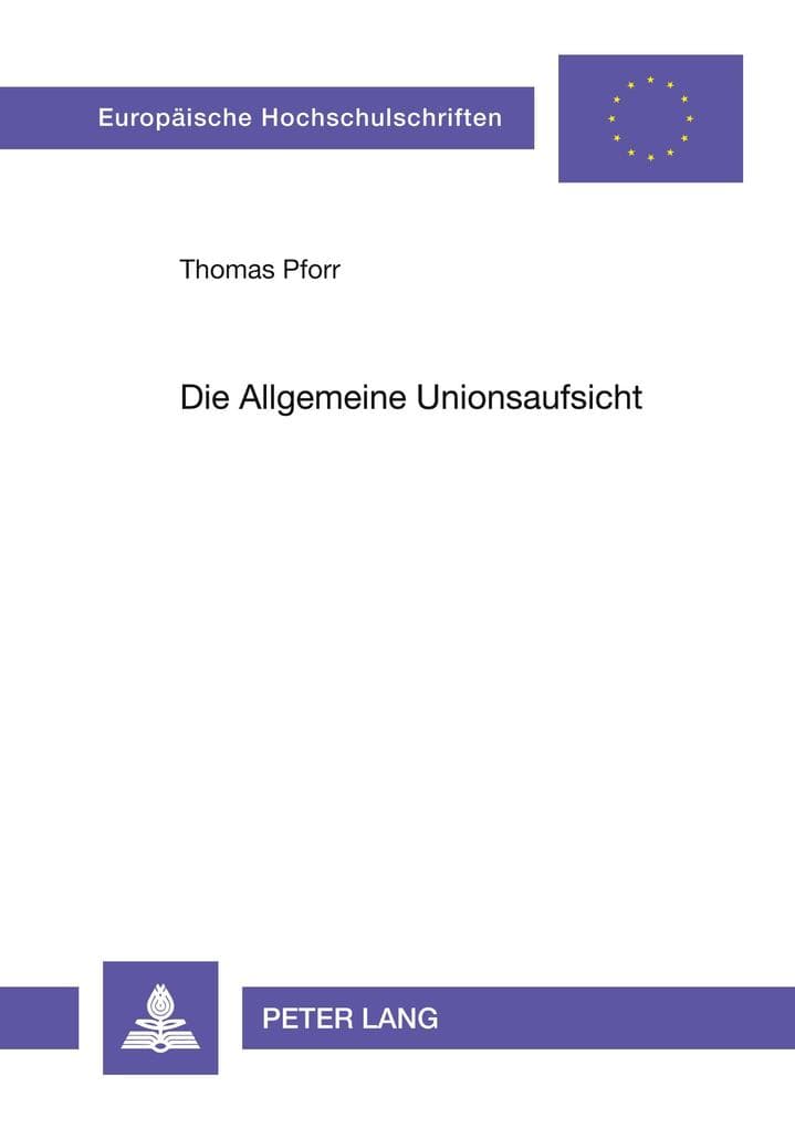 Die Allgemeine Unionsaufsicht