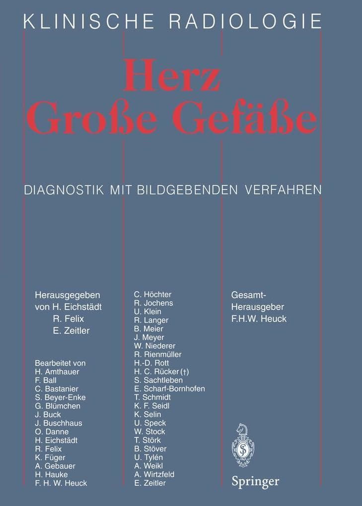 Herz Grosse Gefässe: Diagnostik mit bildgebenden Verfahren