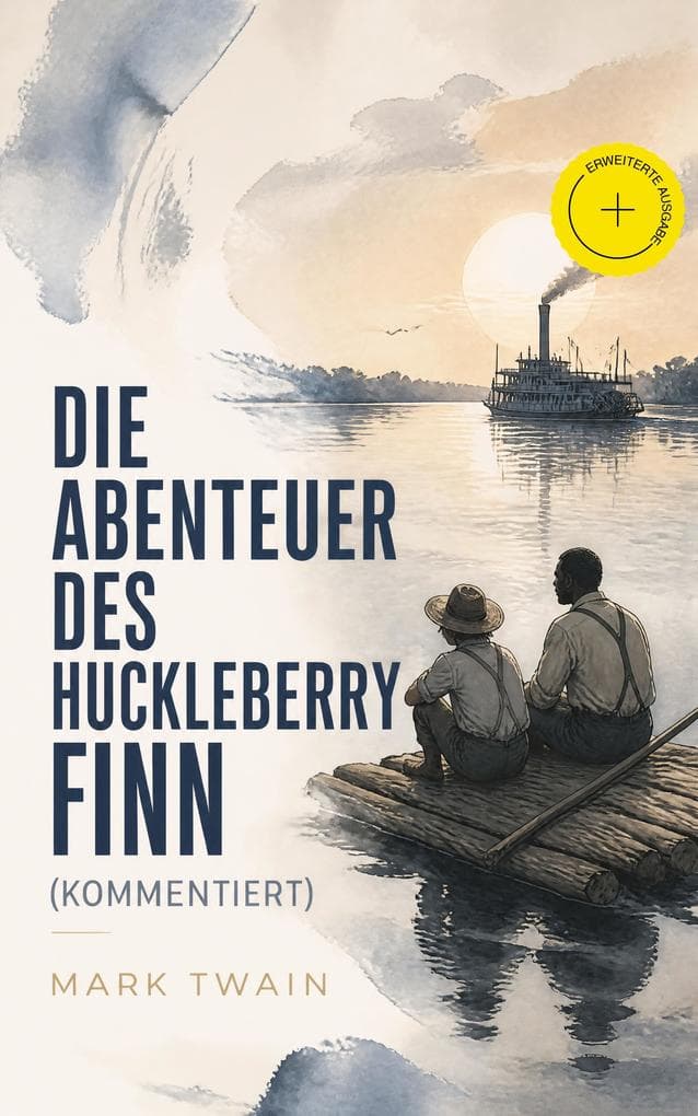 Die Abenteuer des Huckleberry Finn (Kommentiert): Erweiterte Ausgabe. Sklavenflucht auf dem Mississippi: Abenteuer, Gesellschaftssatire und Moral im Amerika vor dem Bürgerkrieg
