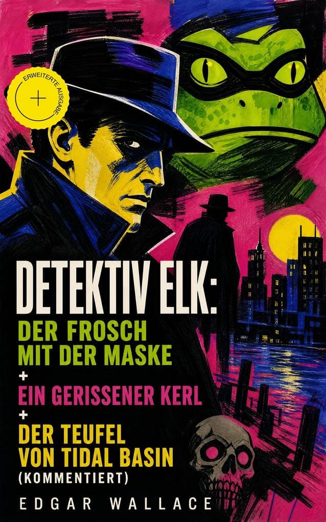 Detektiv Elk: Der Frosch mit der Maske + Ein gerissener Kerl + Der Teufel von Tidal Basin (Kommentiert): Erweiterte Ausgabe. Kriminalromane