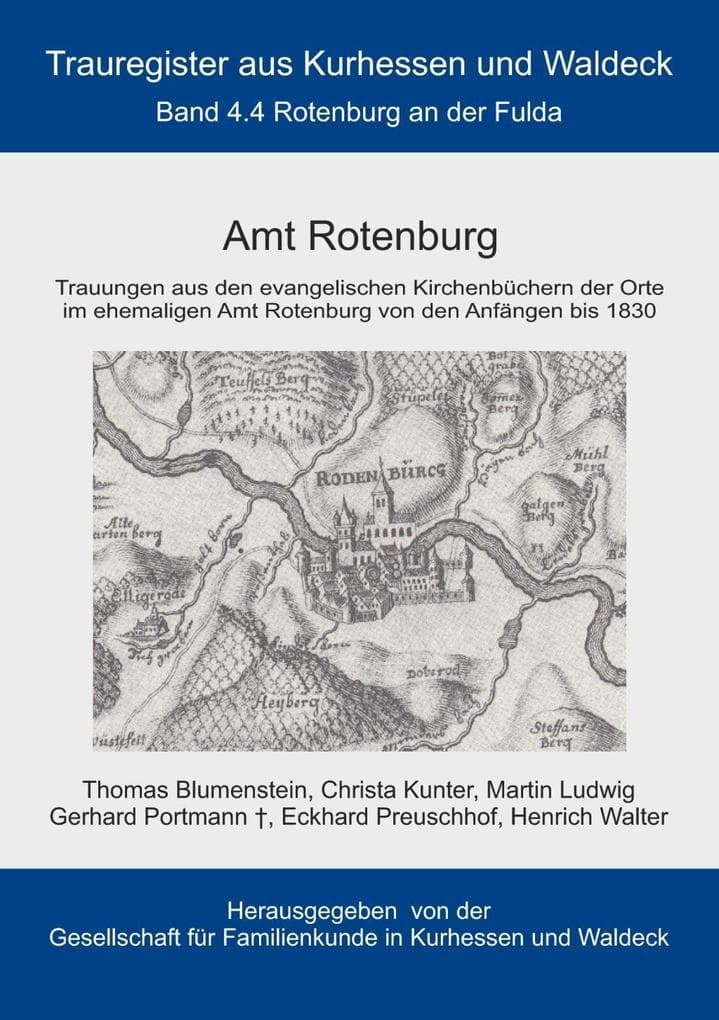 Amt Rotenburg: Trauregister von Kurhessen und Waldeck, Band 4.4