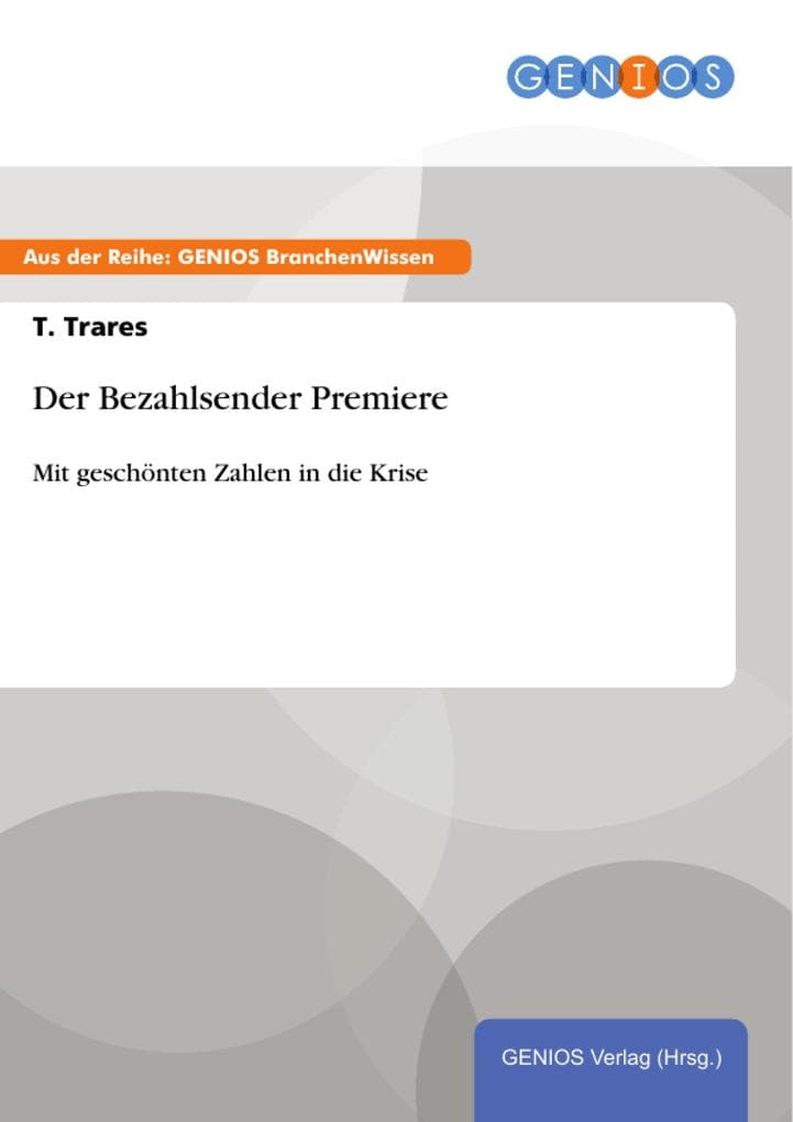 Der Bezahlsender Premiere: Mit geschönten Zahlen in die Krise