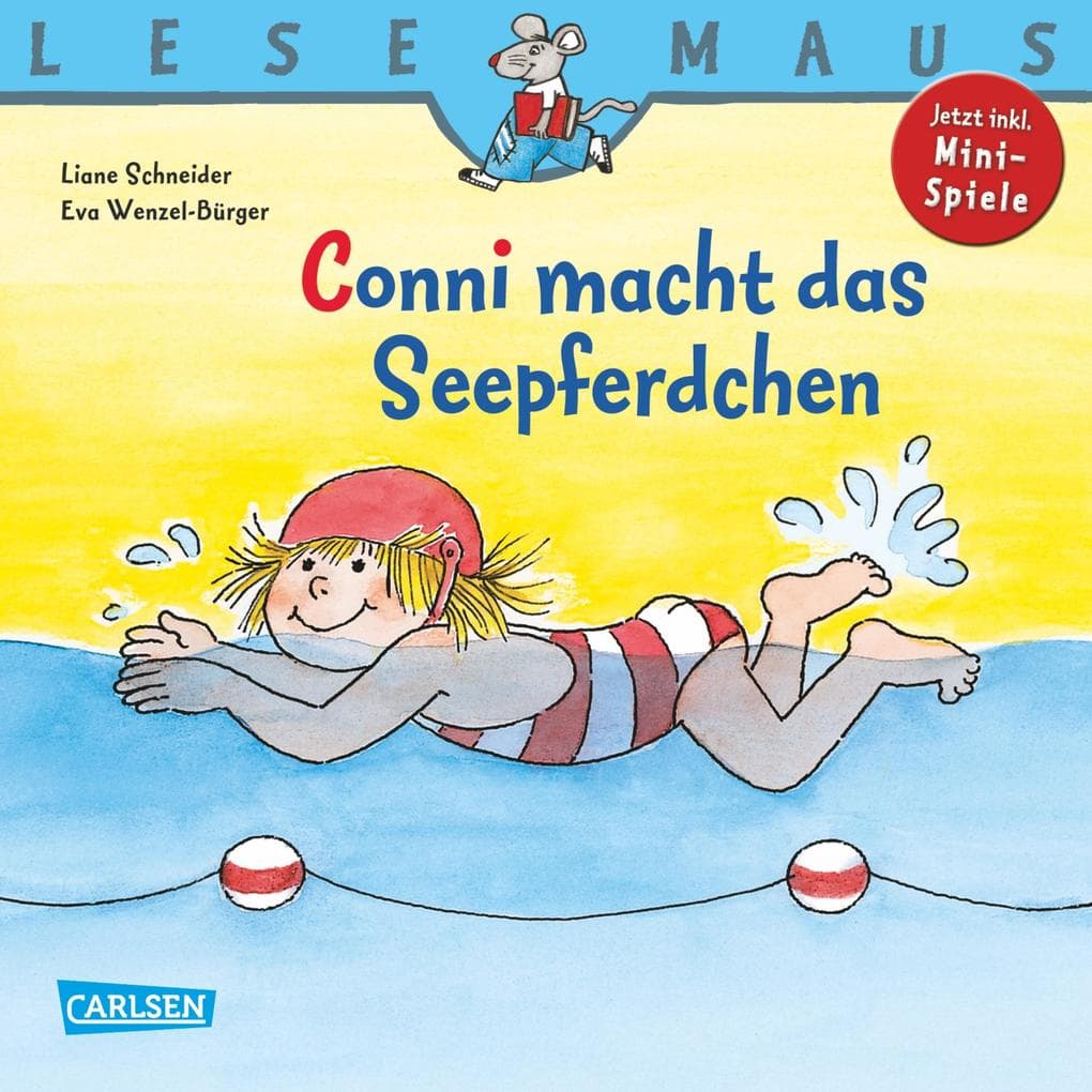 LESEMAUS: Conni macht das Seepferdchen: Mit Vorlesefunktion und Mini-Spielen