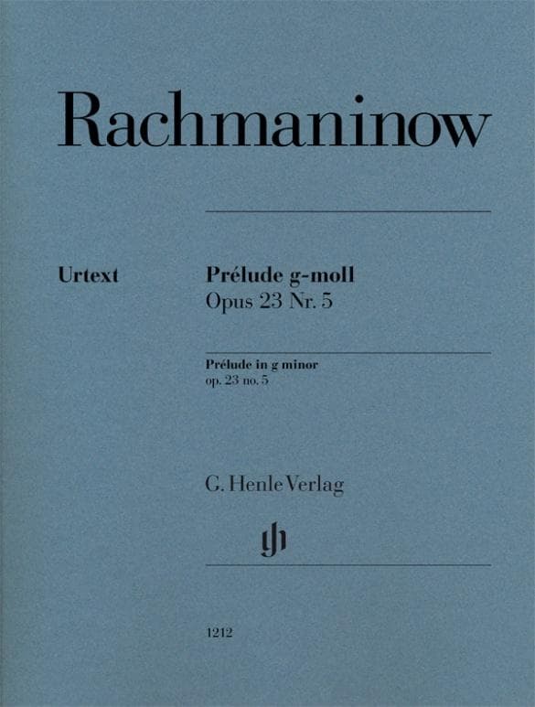 Prélude g-moll op. 23 Nr. 5: Instrumentation: Piano solo