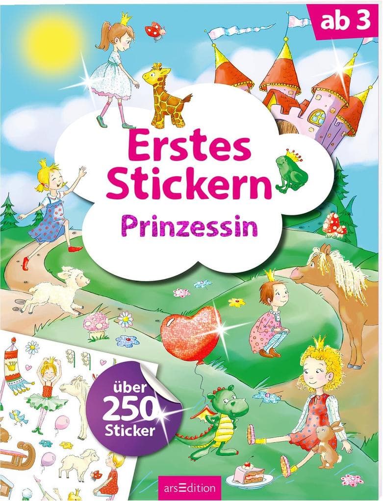 Erstes Stickern Prinzessin: über 250 Sticker