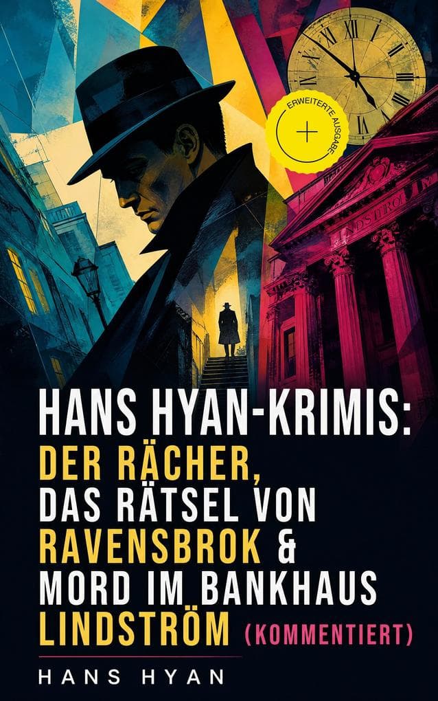 Hans Hyan-Krimis: Der Rächer, Das Rätsel von Ravensbrok & Mord im Bankhaus Lindström (Kommentiert): Erweiterte Ausgabe. Strafsache van Geldern