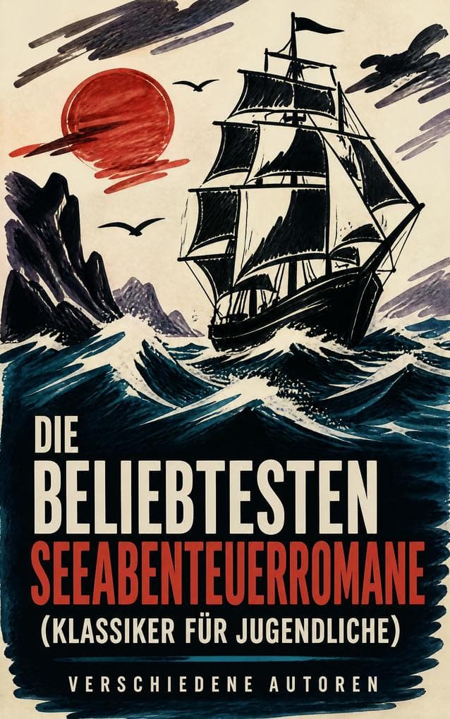 Die beliebtesten Seeabenteuerromane (Klassiker für Jugendliche): Maritime Klassiker mit Schatzsuche, Inselüberleben und Ozeanexpeditionen für Jugendliche