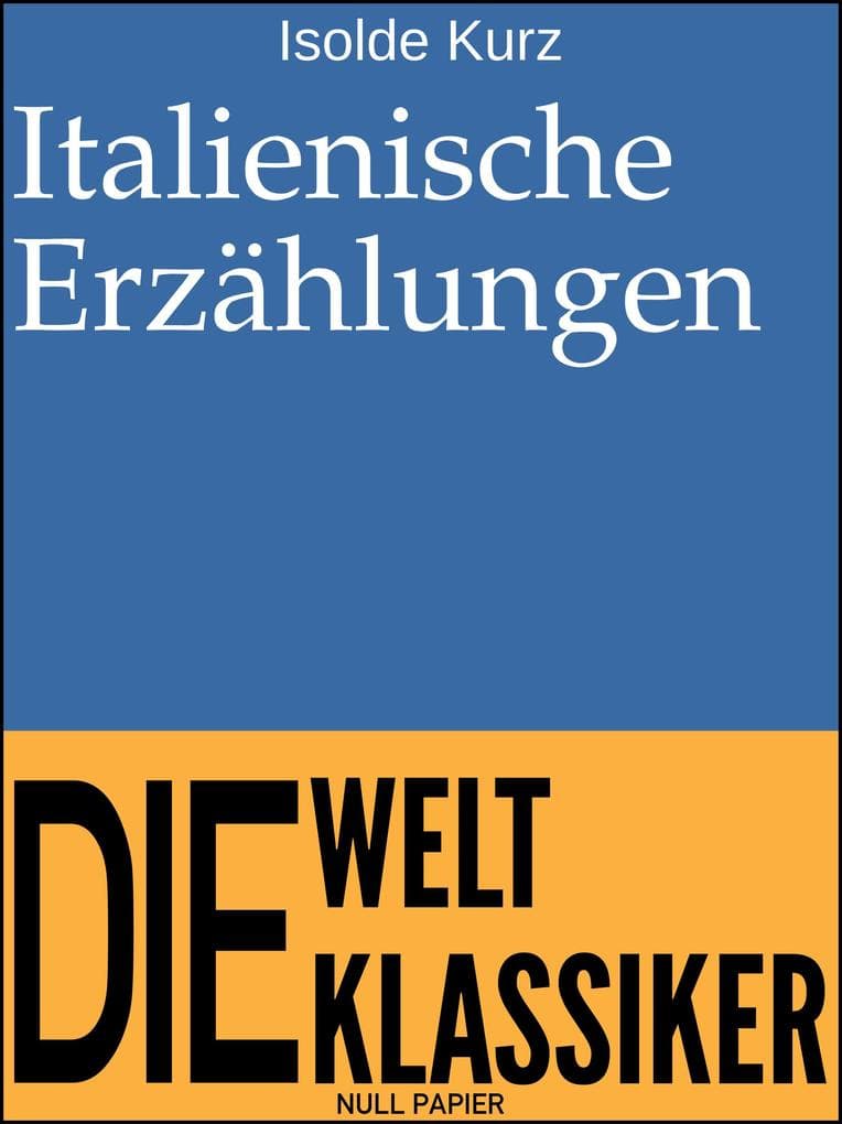 Italienische Erzählungen