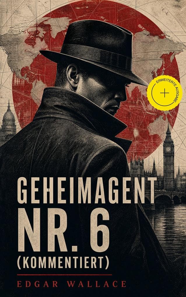 Geheimagent Nr. 6 (Kommentiert): Erweiterte Ausgabe. Agententhriller um Geheimdienst, falsche Identitäten und politische Bedrohungen in der Londoner Zwischenkriegszeit