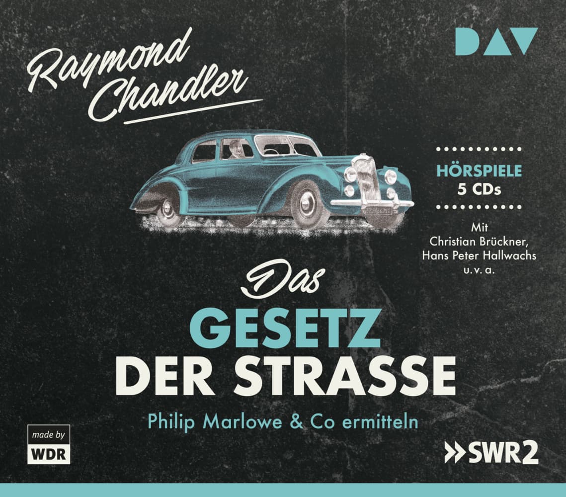 Das Gesetz der Straße. Philip Marlowe & Co ermitteln: Hörspiele mit Christian Brückner, Hans Peter Hallwachs, Hilmar Thate u.v.a. (5 CDs)