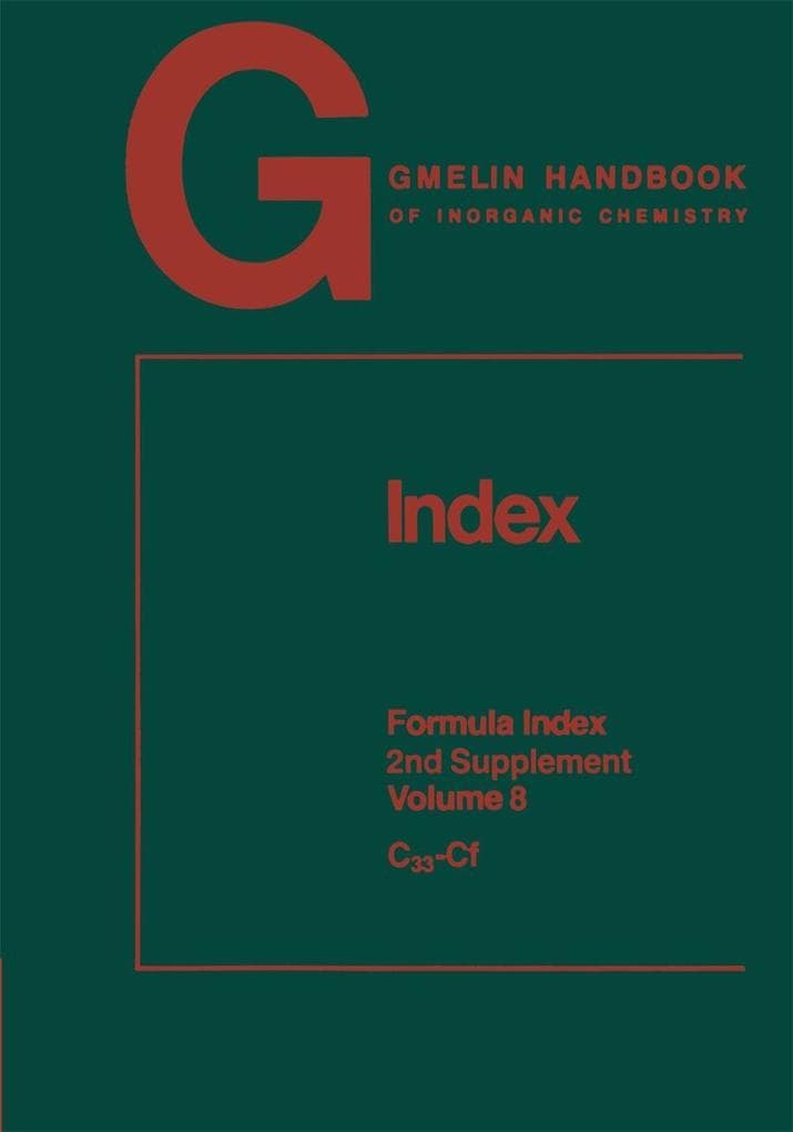 Index: Formula Index 2nd Supplement C33-Cf