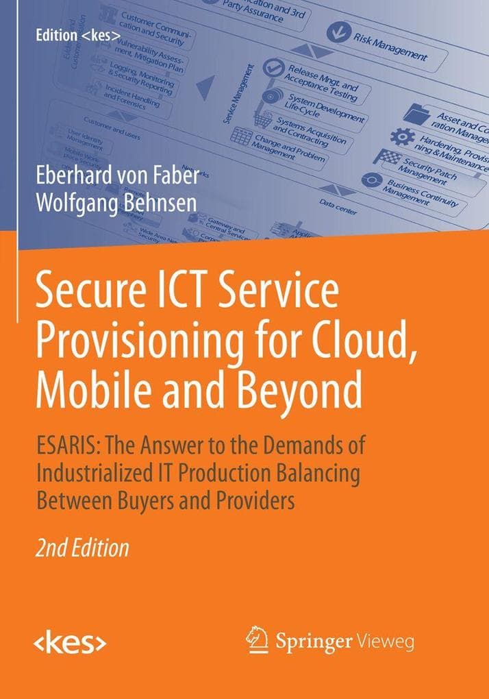 Secure ICT Service Provisioning for Cloud, Mobile and Beyond: ESARIS: The Answer to the Demands of Industrialized IT Production Balancing Between Buyers and Providers