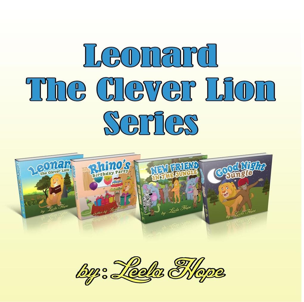 Leonard The Clever Lion Series (Bedtime children's books for kids, early readers)