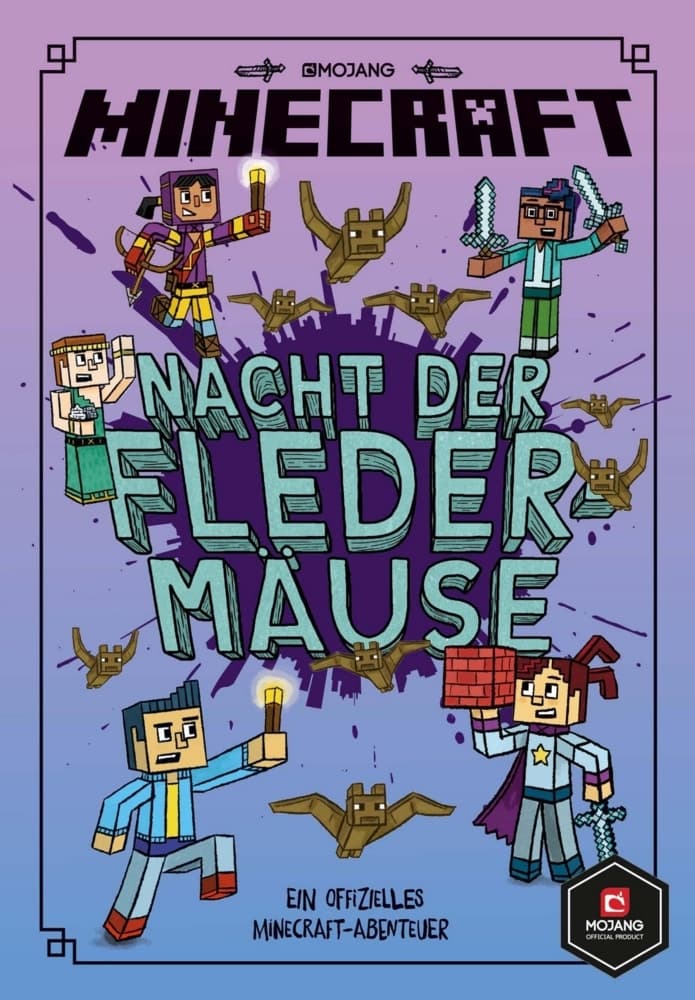 Minecraft, Nacht der Fledermäuse: Ein offizielles Minecraft-Abenteuer | Für Leseanfänger ab der 2. Klasse | Spannende Unterhaltung mit vielen Bildern | Ab 7 Jahren | Tolles Geschenk für den Kindergeburtstag