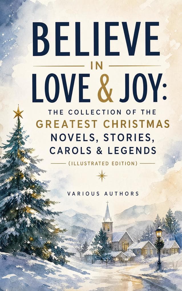 Believe in Love & Joy: The Collection of the Greatest Christmas Novels, Stories, Carols & Legends (Illustrated Edition): Illustrated Tales, Carols & Winter Legends