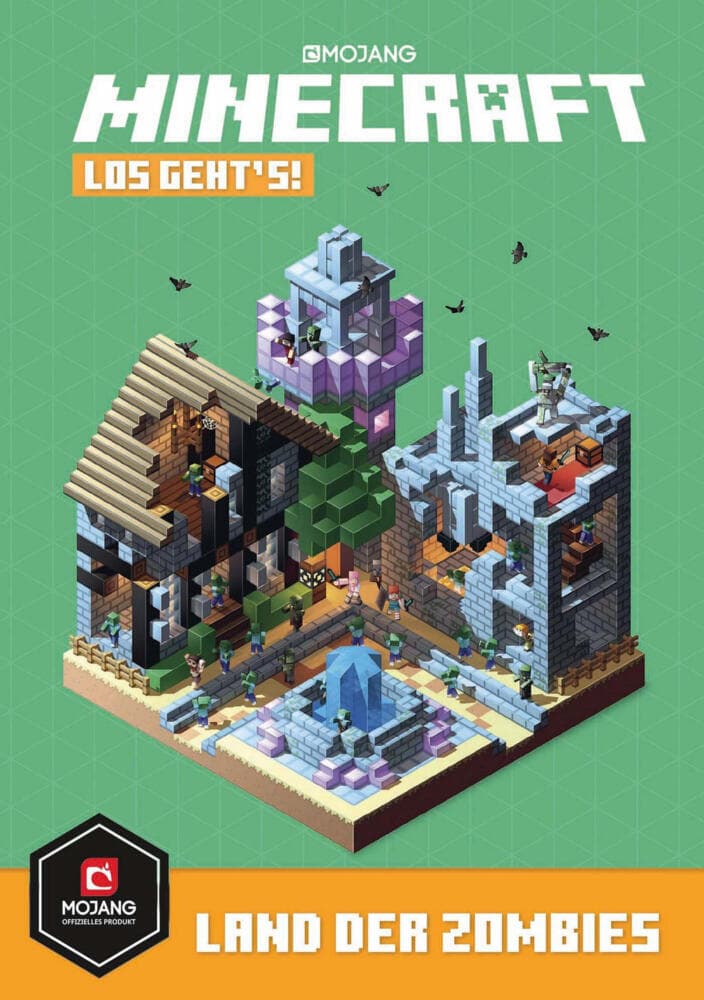 Minecraft, Los geht's! Im Land der Zombies: Ein offizielles Minecraft-Buch | Ein Handbuch mit Tipps, Tricks und Inspirationen | Perfektes Geschenk für Jungs ab 9 Jahren