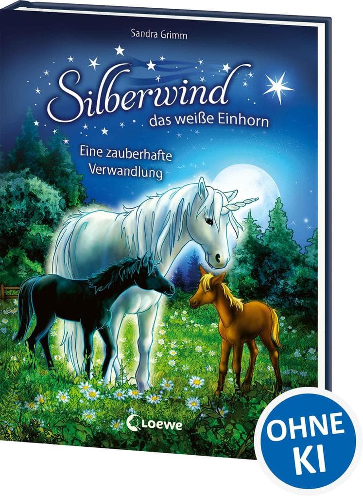 Silberwind, das weiße Einhorn (Band 9) - Eine zauberhafte Verwandlung: Pferdebuch zum Vorlesen und ersten Selberlesen - Kinderbuch für Mädchen ab 7 Jahre - Erstlesebuch, Erstleser