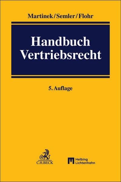 Handbuch Vertriebsrecht: National - international