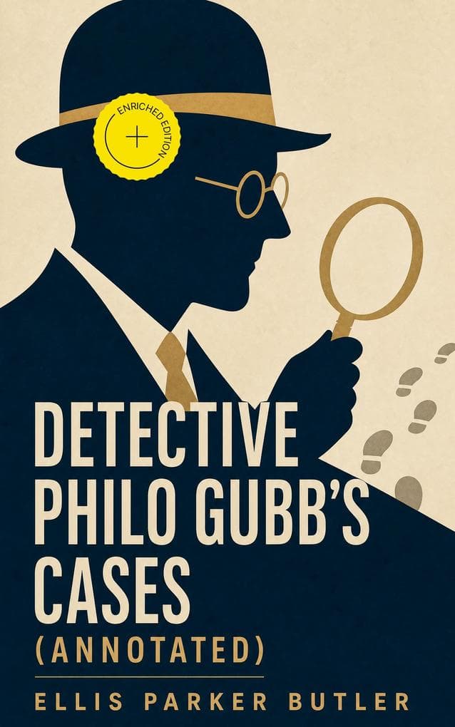Detective Philo Gubb's Cases (Annotated): Enriched Edition. The Hard-Boiled Egg, The Pet, The Eagle's Claws, The Oubliette, The Un-Burglars, The Dragon's Eye, The Progressive Murder...