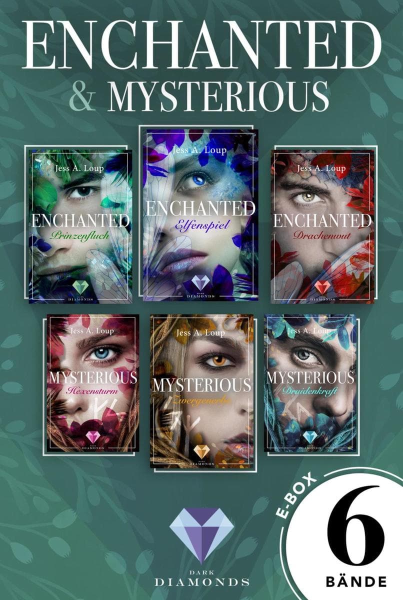 'Enchanted' und 'Mysterious': Sechs Bände in einem MEGA-Bundle: Magische Fantasy über die Liebe in einer Welt voller, Hexen, Elfen und Drachen | 2 Reihen, 1 E-Book