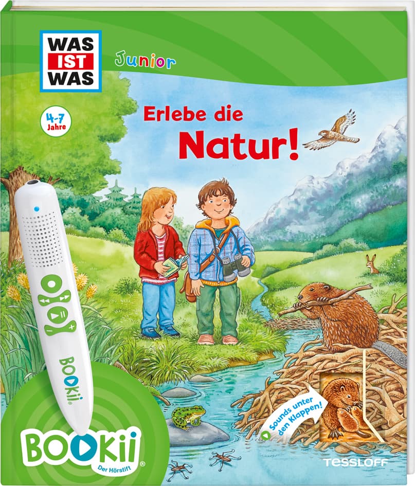 BOOKii® WAS IST WAS Junior Erlebe die Natur!: Sounds unter den Klappen!