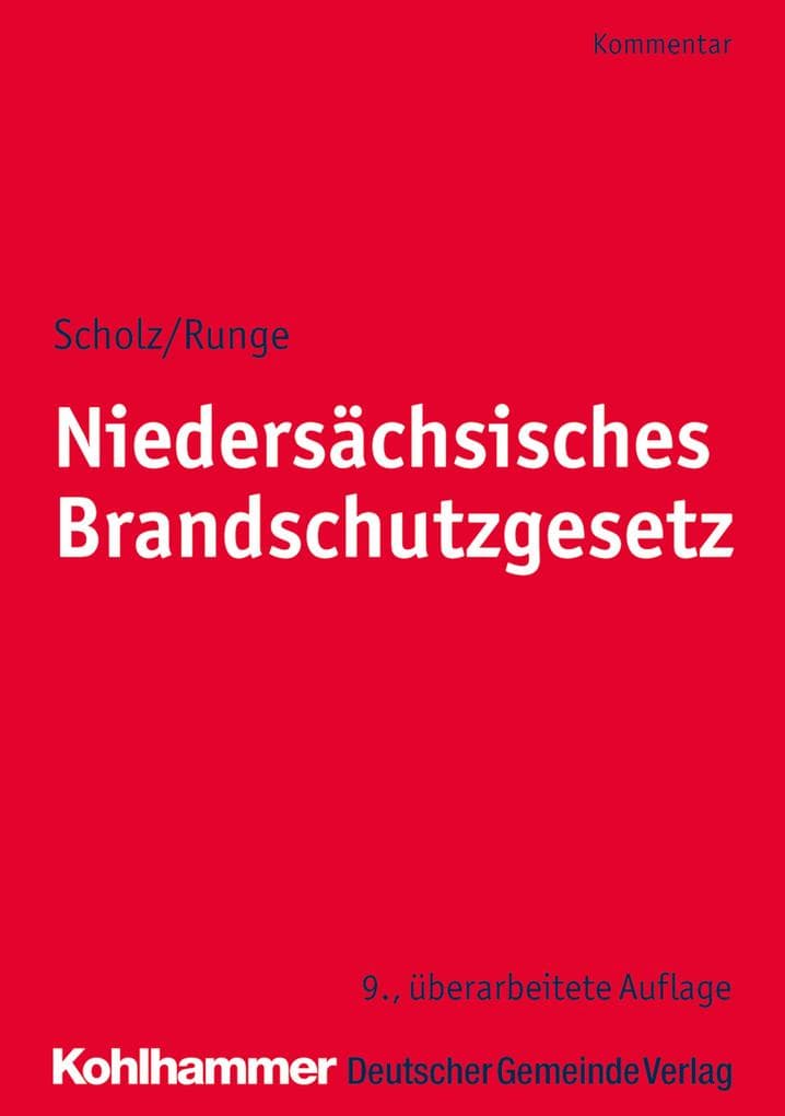 Niedersächsisches Brandschutzgesetz: Kommentar