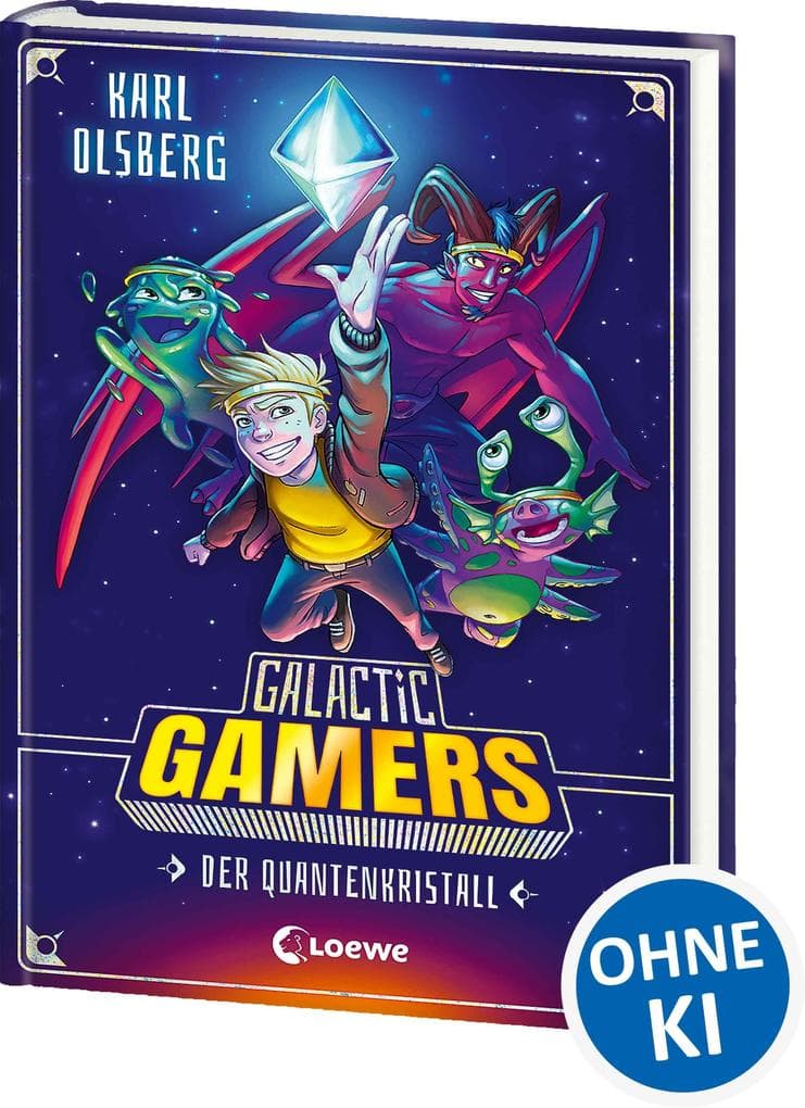 Galactic Gamers (Band 1) - Der Quantenkristall: Kinderbuch für Jungen und Mädchen ab 10 Jahre