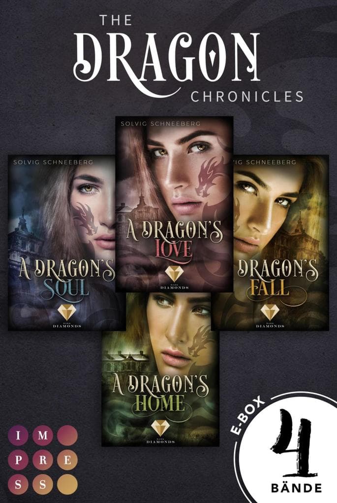 The Dragon Chronicles: Alle vier Bände im Bundle: Gefühlvolle Fantasy Romance voller magischer Wesen und atemberaubender Wendungen