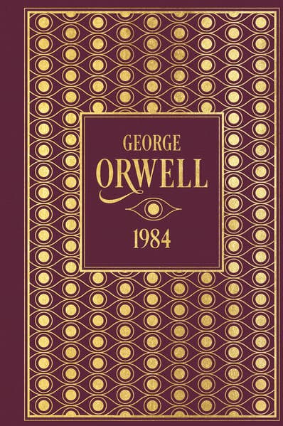 George Orwell 1984: Leinen mit Goldprägung