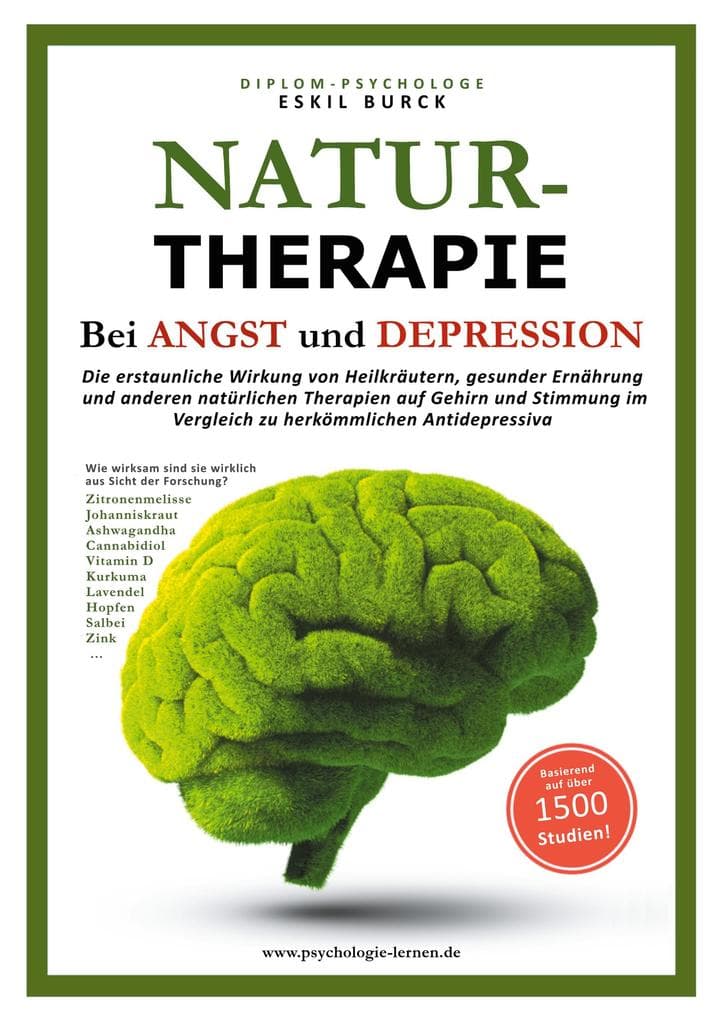 Naturtherapie bei Angst und Depression: Die erstaunliche Wirkung von Heilkräutern, gesunder Ernährung und anderen natürlichen Therapien auf Gehirn und Stimmung im Vergleich zu herkömmlichen Antidepressiva