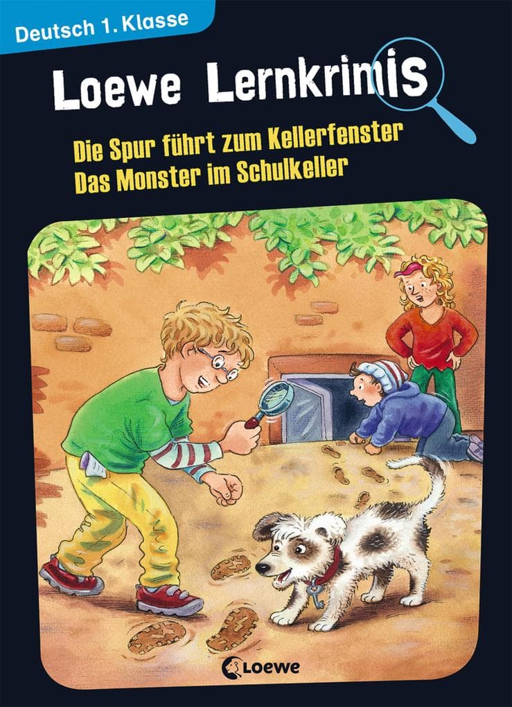 Loewe Lernkrimis - Die Spur führt zum Kellerfenster / Das Monster im Schulkeller: Spannendes Rätselbuch zum Mitmachen und Stärkung der Deutschkenntnisse für die 1. Klasse