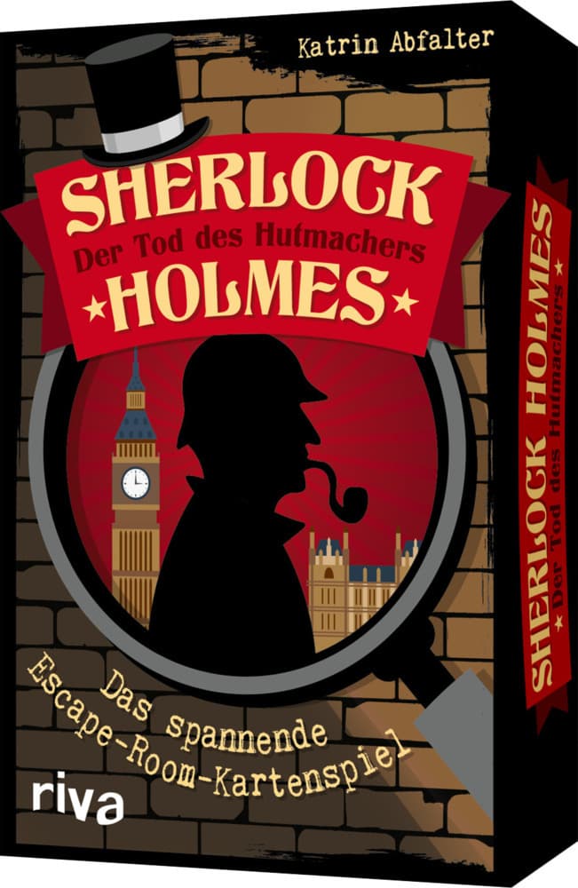 Sherlock Holmes - Der Tod des Hutmachers: Das spannende Escape-Room-Kartenspiel | Das perfekte Geschenk für alle Rätsel-Fans. Im handlichen Format - ideal für unterwegs. Ab 12 Jahren