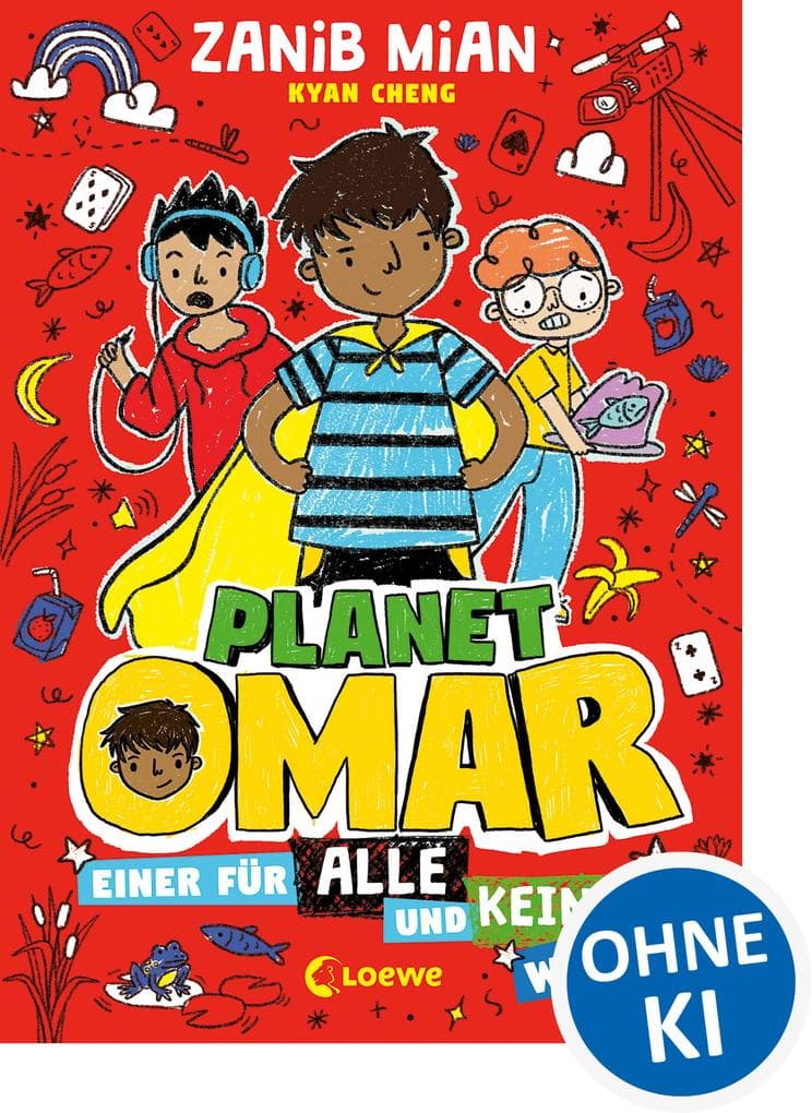 Planet Omar (Band 4) - Einer für alle und keiner war's: Lustiger Comic-Roman für Kinder ab 8 Jahren