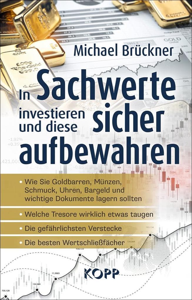 In Sachwerte investieren und diese sicher aufbewahren: - Wie Sie Goldbarren, Münzen, Schmuck, Uhren, Bargeld und wichtige Dokumente lagern sollten - Welche Tresore wirklich etwas taugen - Die gefährlichsten Verstecke - Die besten Wertschließfächer