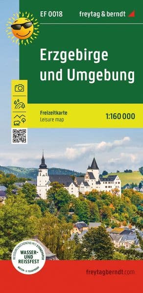 freytag & berndt Freizeitkarte Erzgebirge und Umgebung 1:160.000: mit touristischen Infos auf Rückseite, wasserfest und reißfest