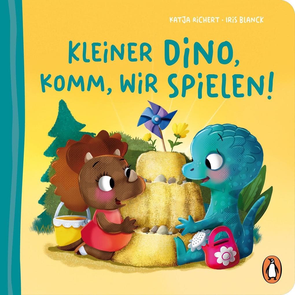 Kleiner Dino, komm, wir spielen!: Pappbilderbuch mit Sonderausstattung für Kinder ab 2 Jahren