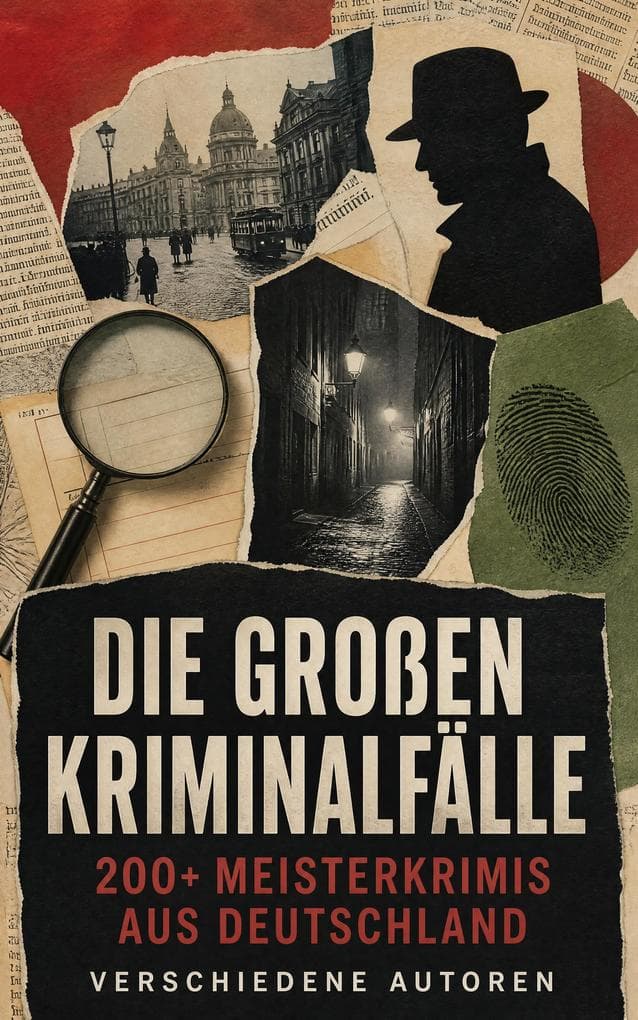 Die großen Kriminalfälle - 200+ Meisterkrimis aus Deutschland: Deutsche Krimiklassiker zwischen Schauerromantik, Indizienfällen und Großstadtmoderne