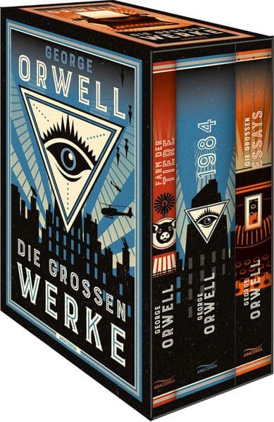 George Orwell. Die großen Werke. Farm der Tiere - 1984 - Die großen Essays. Im Schuber: Dystopie, Fabel und kluge, zeitlose politische Aufsätze