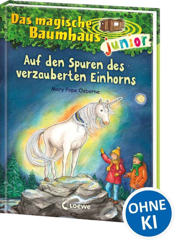 Das magische Baumhaus junior (Band 33) - Auf den Spuren des verzauberten Einhorns: Begib dich mit Anne und Philipp auf die Suche nach dem verwunschenen Einhorn - Erstlesebuch für Kinder ab 6 Jahren