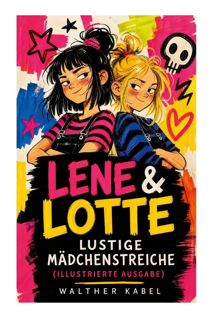 Lene & Lotte - Lustige Mädchenstreiche (Illustrierte Ausgabe): Heitere Mädchenabenteuer voller Schulschabernack, Fantasie und Selbstbehauptung