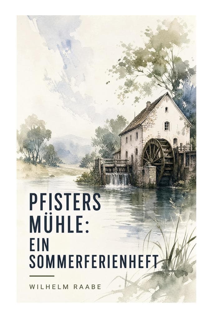 Pfisters Mühle: Ein Sommerferienheft: Erinnerungserzählung über Flusslandschaft, Wasserverschmutzung und Industriekritik im bürgerlichen Realismus