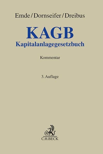 KAGB: Kapitalanlagegesetzbuch. Kommentar
