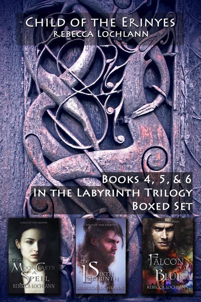 In the Labyrinth Trilogy, Books 4-6 (The Child of the Erinyes)