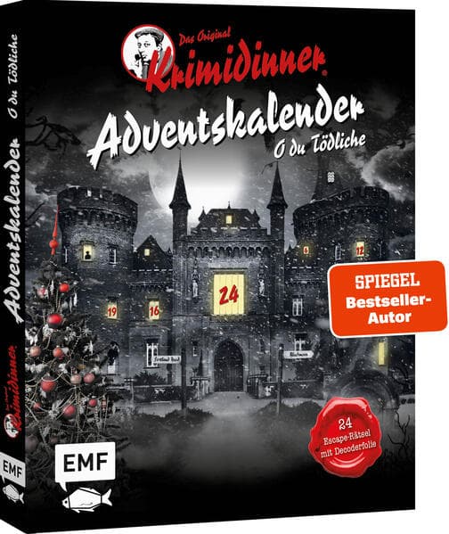 Der offizielle Escape-Adventskalender zum Original Krimidinner®: O du Tödliche - Weihnachten bei den Ashtonburrys: Mit perforierten Seiten, Decoderfolie und Gewinnspiel zur Verlosung von Tickets zur Show